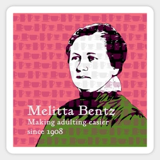 Making adulting easier: Melitta Bentz Sticker